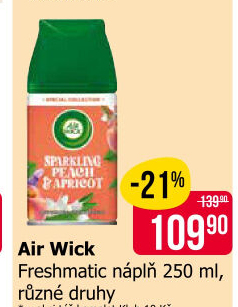 Osvěžovač vzduchu Freshmatic Air Wick - náplň