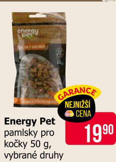 Pamlsky pro kočky Energy Pet