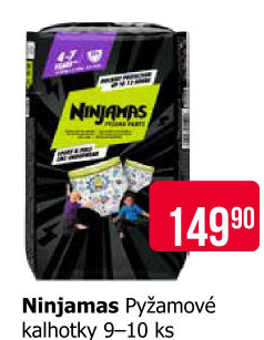 Plenkové kalhotky dětské Ninjamas Pyjama Pants