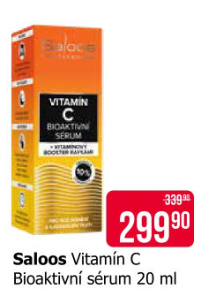 Pleťové bioaktivní sérum Vitamin C Saloos