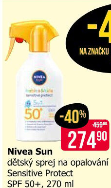 Sprej dětský na opalování OF 50+ Sensitive Protect&amp
