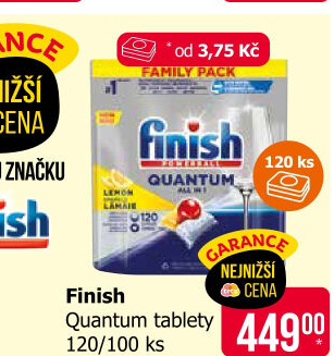 Tablety do myčky Quantum Finish