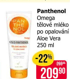 Tělové mléko po opalování D-Panthenol 9% Omega Pharma