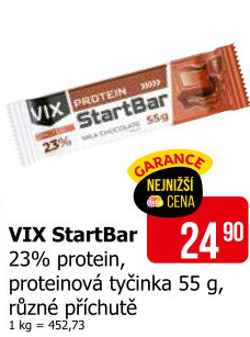 Tyčinka proteinová Start Bar Vix