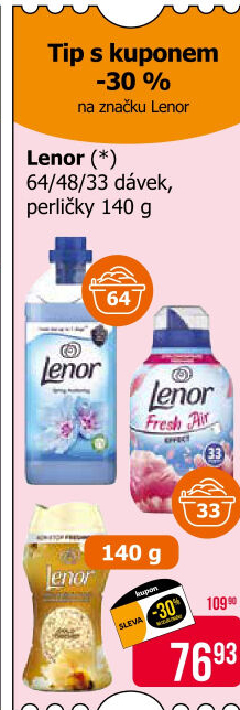 Vonné perličky do pračky Lenor