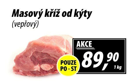 Masový kříž od kýty vepřový