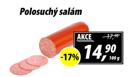 Polosuchý salám