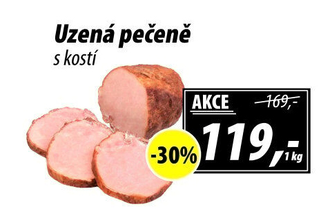 Uzená pečeně s kostí
