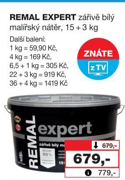 Malířský nátěr Expert Remal