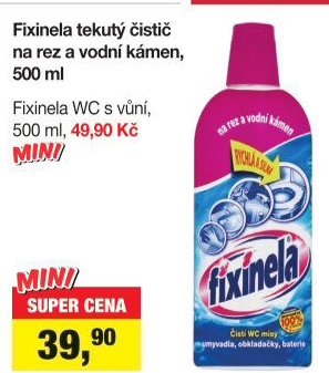 Čistič na rez a vodní kámen Fixinela
