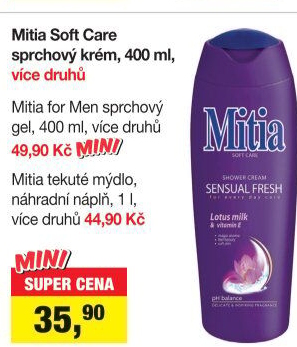 Sprchový gel Mitia