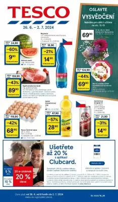 akční leták Tesco 26.6.2024-2.7.2024