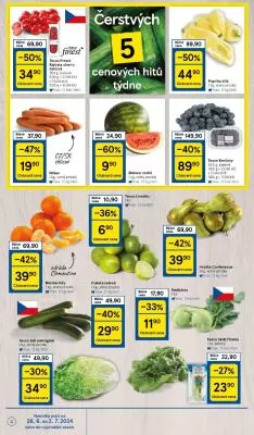 akční leták Tesco 26.6.2024-2.7.2024