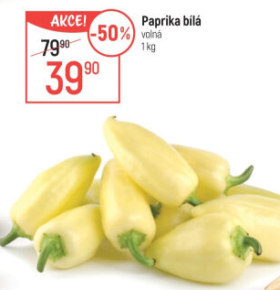 Paprika bílá