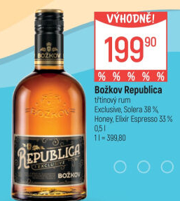 Rum Republica Exclusive Božkov