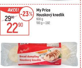 Knedlík houskový My Price