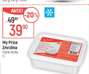 Mražený krém My Price