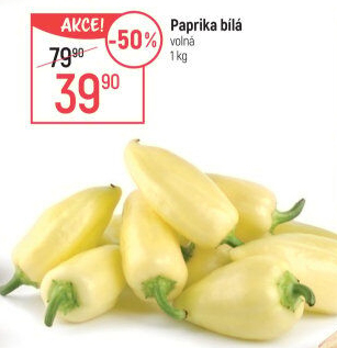 Paprika bílá