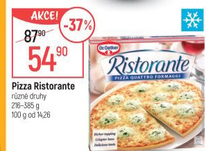 Pizza mražená Ristorante Dr. Oetker
