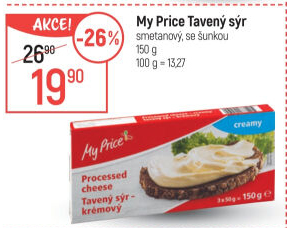 Sýr tavený My Price