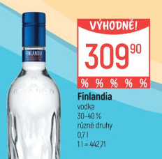 Vodka Finlandia