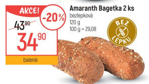 Bageta bez lepku Amaranth