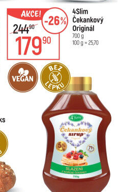 Čekankový sirup 4Slim
