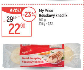 Knedlík houskový My Price