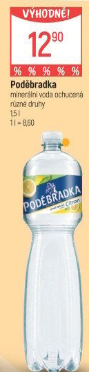Ochucená voda Poděbradka