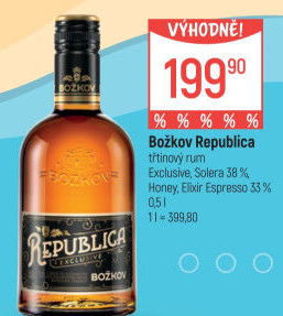 Rum Republica Exclusive Božkov