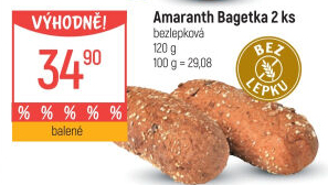 Bageta bez lepku Amaranth
