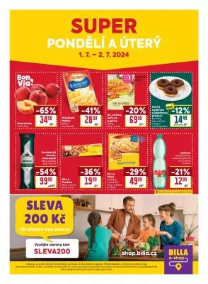 akční leták BILLA 26.6.2024-2.7.2024