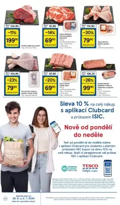 akční leták Tesco 26.6.2024-2.7.2024