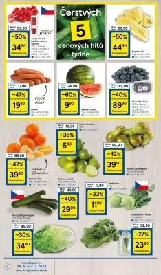 akční leták Tesco 26.6.2024-2.7.2024