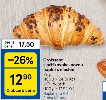 Croissant s náplní