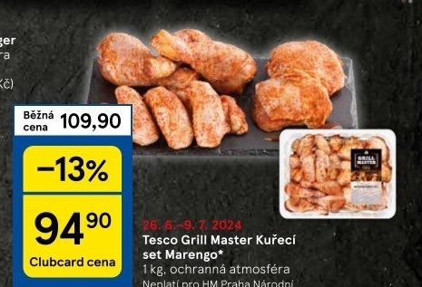 Kuřecí grilovací set Marengo Grill Master Tesco
