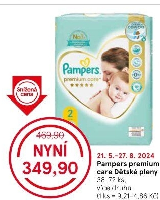 Pleny dětské Pampers Premium Care