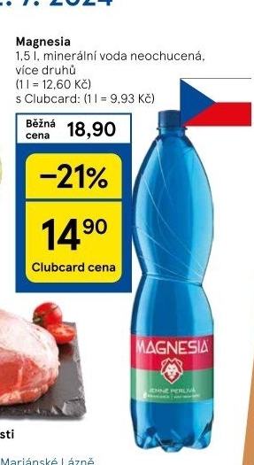 Přírodní voda Magnesia