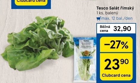 Salát římský Tesco