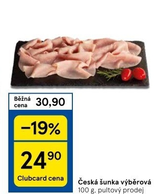 Šunka česká výběrová