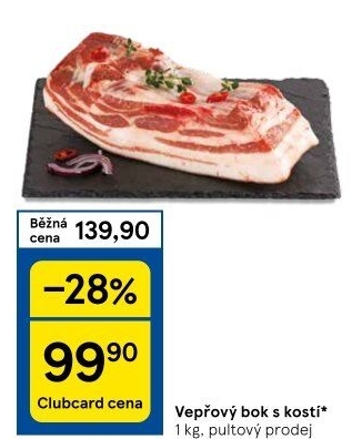 Vepřový bok s kostí