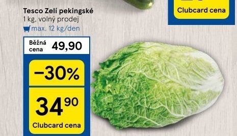 Zelí pekingské Tesco