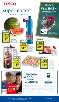 akční leták Tesco 26.6.2024-2.7.2024