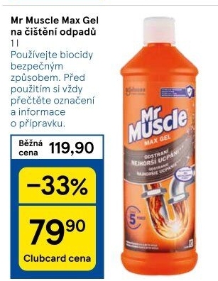 Čistič odpadů Mr.Muscle
