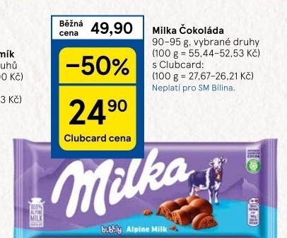 Čokoláda Milka