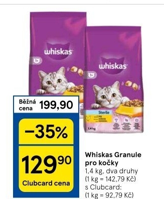 Granule pro kočky Whiskas