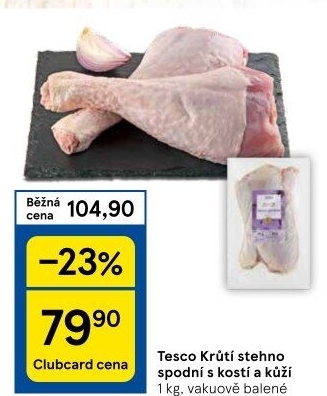 Krůtí stehna Tesco