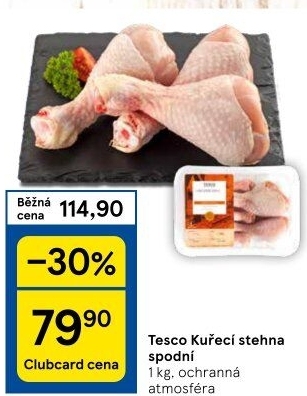 Kuřecí stehna Tesco