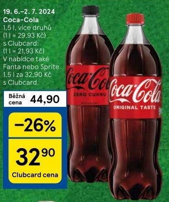 Limonáda Coca Cola