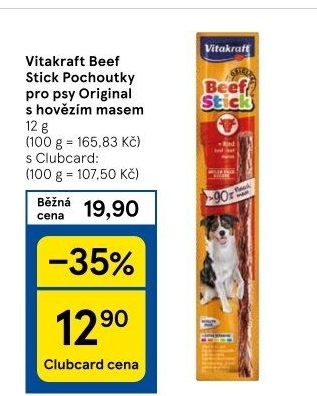 Pamlsky pro psy Beef Stick Vitakraft